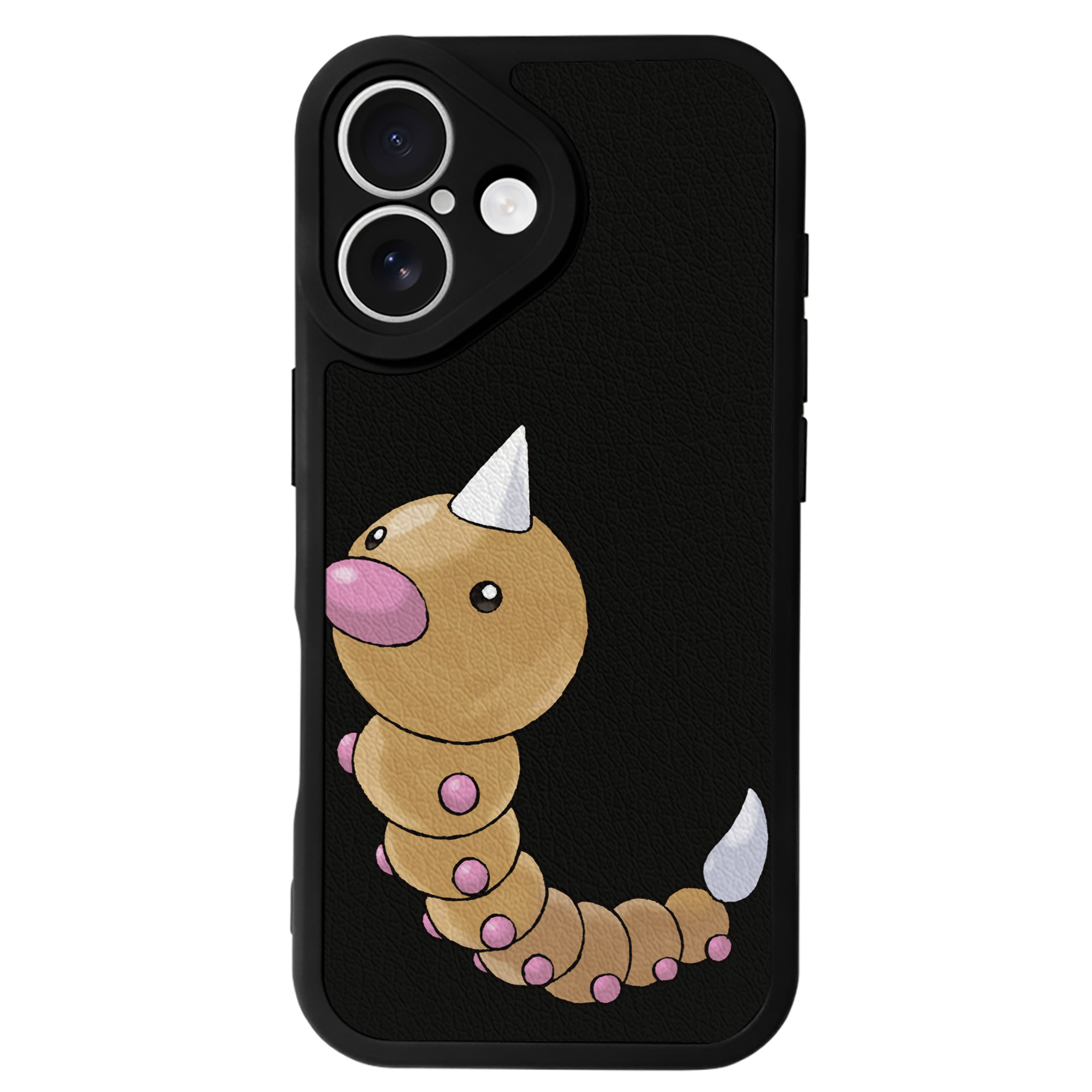 （画像用） ポケットモンスター Pokémon 【iPhone 16シリーズ対応】シリコンスマホケース（レザー調） 材質：シリコン